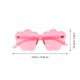 thumbnail image 2 of unbranded Gafas Cloud Femeninas Rojas Sin Marco Con Para Fiestas Y Exteriores, 2 of 6