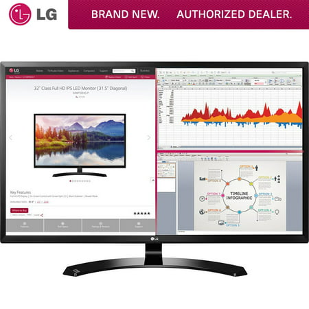 LG 32MA68HY-P 32-Inch IPS Monitor with Display Port and HDMI Inputs Computer (Best 32 Computer Monitor 2019)