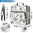 thumbnail image 3 of ALAZA Zipper Binder Retro Vegetables 3 Ring Trapper Keeper File Folder Organizer Bag, 3 of 8