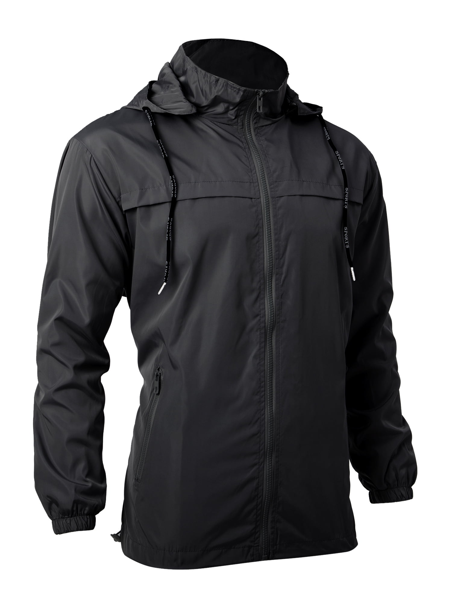 SAYFUT Men's Rain Jacket Lightweight 