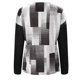 thumbnail image 5 of Puntoco Mujeres Casual Cruz Skew Collar Botones Impreso Blusa de manga larga Camiseta tops Puntoco Puntoco-7307, 5 of 8