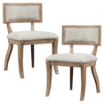 thumbnail image 1 of Madison Park Signature Marie 18.5" Solid Wood Dining Chair in Beige (2PC), 1 of 5