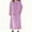 Purple, variant on Aobny Flannel Mumu Nightgown Women with Pocket Long Sleep Shirt Blue Long Sleeve Crew Neck Womens Holiday Pajamas,L