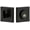 Satin Black, variant on Viaggio Qadqad_Sc_234 Quadrato Solid Brass Square Backplate Single Cylinder Deadbolt -