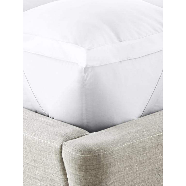 Home Luxury Plush King Mattress Pad White