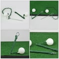 thumbnail image 3 of RENACLIPY Golf Swing Trainer with Green Metal Frame and Nylon Fly Rope, Golf Practice Aid to Accuracy and Skills, 3 of 8