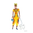 thumbnail image 2 of Gango Home Decor Contemporary International Girls I & International Girls II by Farida Zaman (Printed on Paper); Two 11x14in Unframed Paper Posters, 2 of 5