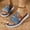 Dark Blue, variant on Mqqzkk Womens Flat Slide Sandals Denim Cloth Summer Fashion Sandals Comfy Open Toe Slip On Slippers Slides Shoes