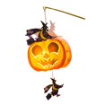 thumbnail image 4 of Farol de calabaza de Halloween Strade Fareast Limited Kit de materiales de bricolaje Estilo A, 4 of 8