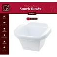 thumbnail image 2 of [10 Pack - 30 oz] Plastic Serving Bowls Square White Disposable Snack Bowls - Posh Setting, 2 of 6