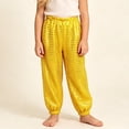 thumbnail image 3 of Hip Hop Dance Pants for Kids Sequin Sparkly Loose Fit Streetwear Trousers Perfect for Performances and Casual Gold 3-4Years, 3 of 5