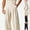 Khaki, variant on Frnrwgo Men's Pleated Wide Leg Dress Pants, Wrinkle Resistant Straight Business Casual Trousers Relaxed Fit