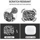 thumbnail image 4 of Funda protectora para auriculares con estampado de cebra, portátil, para PC, con llavero, compatible con AirPods 3, 4 of 5