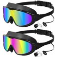 thumbnail image 1 of Gafas de Natación para Adultos, Paquete de 2 Gafas de Natación, Vista Amplia de 180° Antiempañantes y UV sin Fugas para Hombre, Mujeres y Jóvenes, 1 of 7