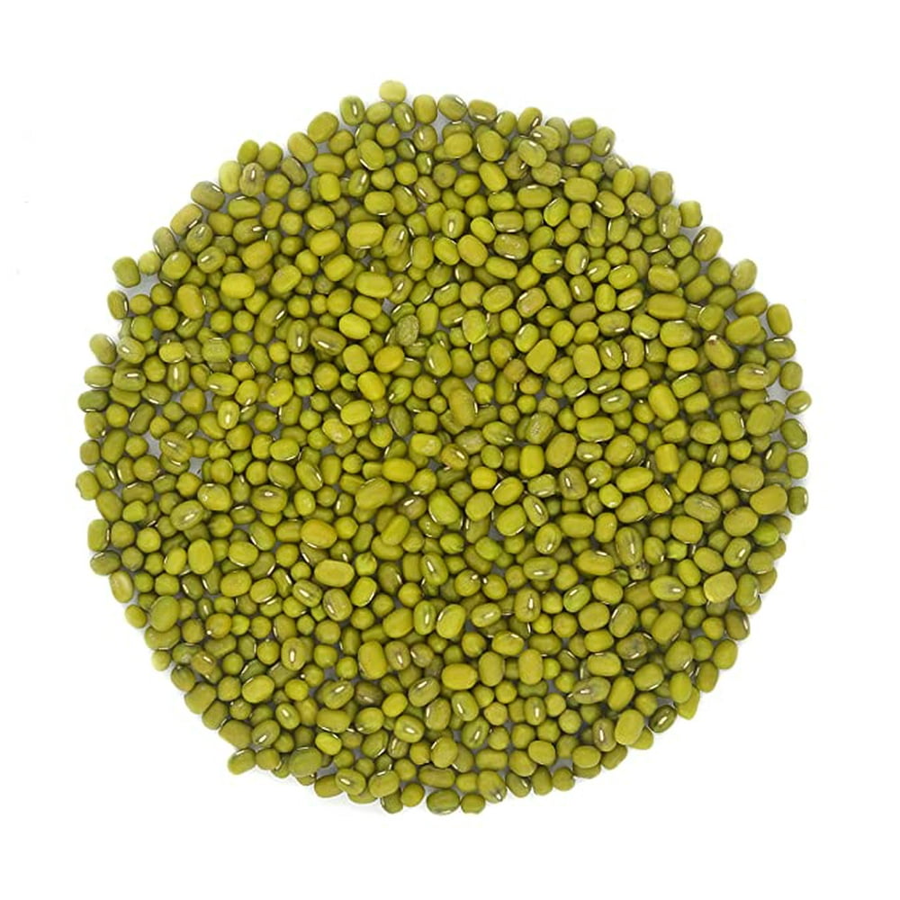 Whole dried Organic Mung Beans aka 'Green Gram' 'Maash' 'Moong' Prewashed Clean Ready to Cook