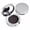 Deep Brown, variant on BUDAO00 Marble Baked Highlighter Powder Compact, Shimmer Face and Eye Makeup with Swirled Pearl Finish, Cheekbone, Eyelid and Inner Corner Highlighting, Champagne Marble, Daily Makeup