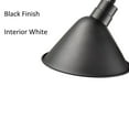 thumbnail image 2 of Claxy Black Cone Wall Sconce with Gooseneck Arm 2-Pack, 2 of 6