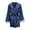 Blue, variant on Babysbule Womens Fall Plus Top Sets Outfit Women's Casual Homewear Long-Sleeve Tops Trousers Turndown Collar Night Pajamas Suits