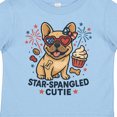 thumbnail image 4 of Inktastic Star-spangled Cutie Dog USA Boys or Girls Toddler T-Shirt, 4 of 5