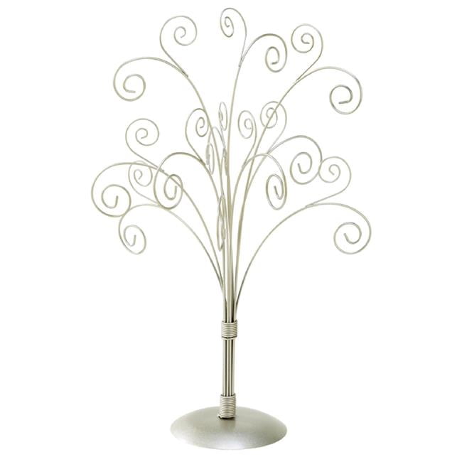 Tripar International 33175 11 Arm Silver Metal Tabletop Tree Card