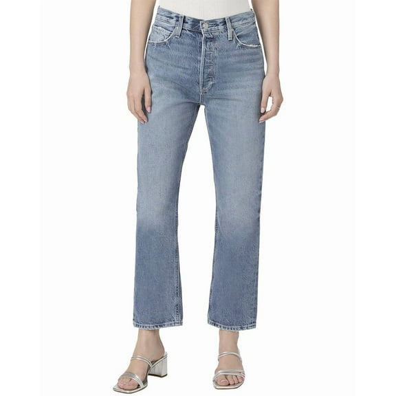 PAIGE womens  Billy Costar High Rise Slim Straight Leg Crop Jean, 31