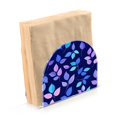 thumbnail image 2 of Table Napkin Holder, One Sizex1 Kitchen Napkin Holder Acrylic Napkin Holder Restaurant Napkin Holder Pretty Purple Leaves, 2 of 9