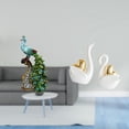 thumbnail image 2 of Estatua de , figura decorativa, escultura de cisne, cerámica, resina, adorno de escritorio moderno, colección animada para el hogar y la ofic, 2 of 8