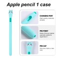 thumbnail image 3 of 2 Pcs Étui de Protection en Silicone pour Stylet Compatible avec Apple Pencil 1, 3 of 7