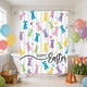 thumbnail image 4 of Cortina de Baño de Pascua, Sin Taladros, con 12 Ganchos, 4 of 6