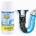thumbnail image 2 of Wild Tornado Sink and Drain Cleaner Powder – Powerful Foaming Drain Cleaner for Kitchen, Bathroom, Toilet & Pipes – Fast-Acting Clog Remover, Deodorizes & Deep Cleans Drains (1), 2 of 7