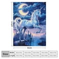 thumbnail image 4 of Orinice  Unicorn Fleece Blanket for Bed, 50" x 60" Unicorn Fleece Throw Blanket for Girls, Women, Men and Kids - Super Soft Plush Unicorn Blanket Throw Plush Blanket Unicorn Gifts for Girls 60x80in, 4 of 6