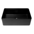 thumbnail image 2 of Évier de Ferme en Argile Incendiaire Noir Mat 30 Pouces x 20 Pouces avec Accessoires, 2 of 8