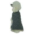 thumbnail image 3 of Pet Life ® Butterfly Stitched Heavy Cable Knitted Fashion Turtle Neck Dog Sweater, 3 of 4