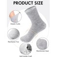 thumbnail image 2 of Lsupdaol 12 Pairs Bulk Mens Socks Moisture Wicking Casual Sports Ankle Socks for Homeless Unisex Adult Men Women, 2 of 6