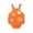 Orange, variant on Kovlvoll Baby Girl Clothes Summer Short Jumpsuit Sleeveless Fashion Cute Printing Newborn Infant Rompers Bodysuit