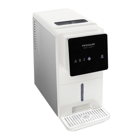 Frigidaire Gallery 33 lbs. Touchscreen Nugget Ice Maker with Dispenser, Self-Cleaning Countertop Ice Machine, White