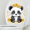thumbnail image 3 of jovati Toilet Sticker Cartoons Pandas Pvc Toilet Decoration Sticker, 3 of 6
