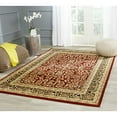 thumbnail image 2 of Safavieh Lyndhurst Collection LNH214A Traditional Oriental Red and Black Square Area Rug (10' Square), 2 of 4