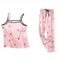 thumbnail image 4 of Juego de s para mujer de simulación de seda de de 7 piezas, ropa de dormir , regalo perfecto para tu mamá, esposa o amigos Baoblaze  Pijamas sedosos para mujer, 4 of 8