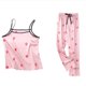 thumbnail image 4 of Conjunto de s de para mujer de 7 piezas Cami Top Banda para el cabello para los ojos Ropa de dormir Trajes Hugo  Pijamas sedosos para mujer, 4 of 10