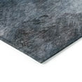 thumbnail image 4 of 9' X 12' Navy Blue And Denim Blue Abstract Washable Indoor Outdoor Area Rug, 4 of 5