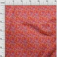 thumbnail image 2 of oneOone Cotton Poplin Red Fabric Batik Craft Projects Decor Fabric Printed By The Yard 42 Inch Wide, 2 of 4