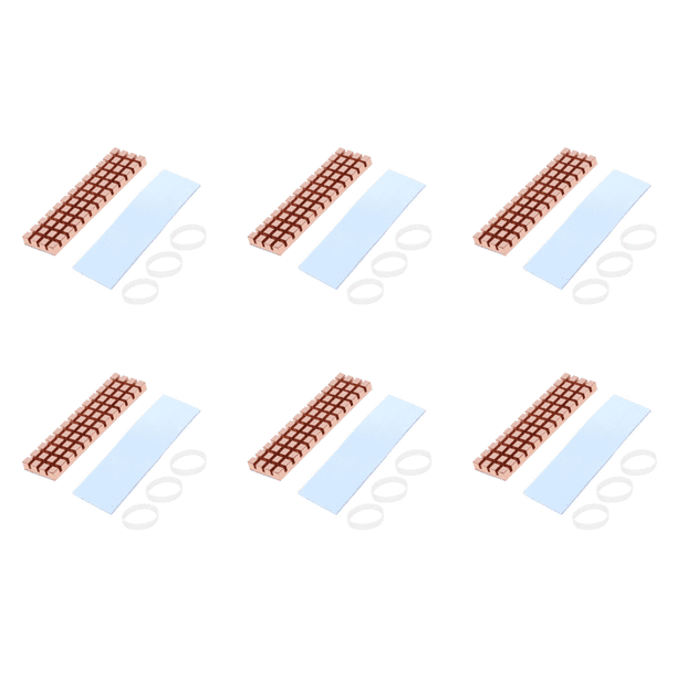 Disipador térmico SSD para portátil Heat para M.2 2280 PCI-E NVME con almohadilla (0,5 mm) 1 PC