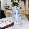 thumbnail image 4 of 3 piezas de estatua de la Virgen María de resina, figura religiosa católica de escritorio, estatua de la Virgen María, decoración, 4 of 6