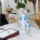 thumbnail image 4 of 3 piezas de estatua de la Virgen María de resina, figura religiosa católica de escritorio, estatua de la Virgen María, decoración, 4 of 6