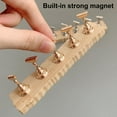 thumbnail image 3 of 1 Set Nail Holder Strong Magnet Alloy Chess High Adsorption Power Minimalist Style Nail Display Stand False Nails Showing Shelf W, 3 of 10