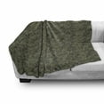 thumbnail image 3 of Camouflage Soft Flannel Fleece Throw Blanket, Digital Pixel Design Repeating Camo Pattern, Cozy Plush for Indoor and Outdoor Use, 60" x 80", Army Green Dark Taupe, by Ambesonne, 3 of 6