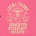 thumbnail image 6 of Wild Bobby, Loyal To One Dedicated Steadfast In Faith | Religious Bible Verse John 14:6 Inspirational/Christian Women Racerback Tank Top, Hot Pink, X-Large, 6 of 6