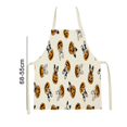thumbnail image 2 of Delantal de cocina de 1 pieza con cuello ajustable y bolsillo central visible con lazos largos para mujeres y hombres | Cocinero, 2 of 5