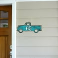 thumbnail image 6 of Pick Up Truck Wooden House Number Sign by G. DeBrekht | Love Family Kids Dcor - MA98542, 6 of 7